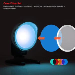 ZENIKO VC3 Bi-Color LED Camera Light with Cold Shoe - ZENIKO