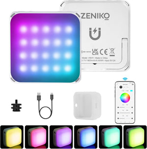 ZENIKO VS5 R Mini LED Video Light with Soft Diffuser - ZENIKO