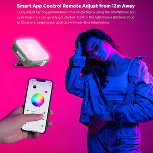 ZENIKO VS5 R Mini LED Video Light with Soft Diffuser - ZENIKO