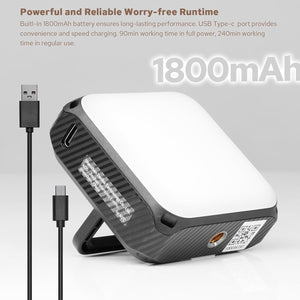 ZENIKO VS5 R Mini LED Video Light with Soft Diffuser - ZENIKO