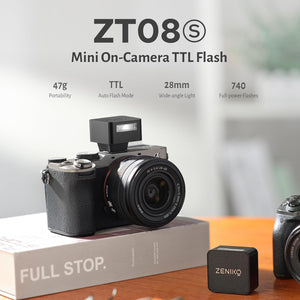 ZENIKO ZT08 TTL Mini Camera Flash - ZENIKO