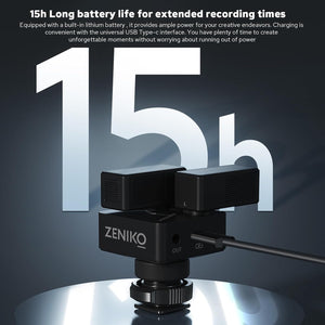 ZENIKO OC-D1 Stereo Dual Shotgun Mic - ZENIKO