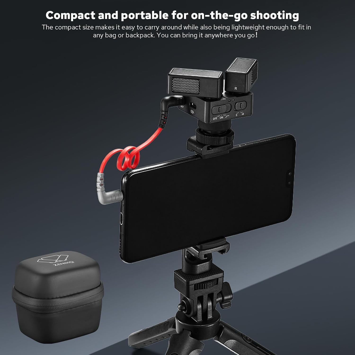 ZENIKO OC-D1 Stereo Dual Shotgun Mic - ZENIKO