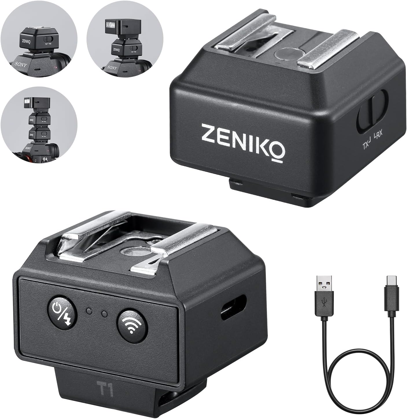 ZENIKO T1 2.4G Wireless Mini Flash Trigger - ZENIKO