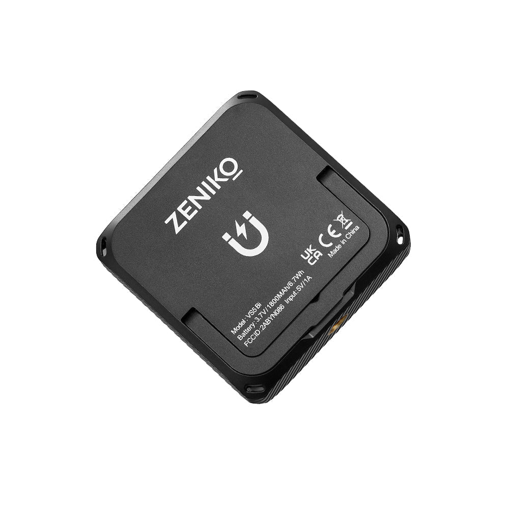 ZENIKO VS5 Bi LED On-Camera Video Light with Soft Diffuser - ZENIKO
