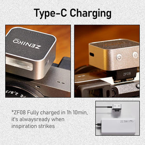 ZENIKO ZF08 Aluminum Mini Flash - ZENIKO