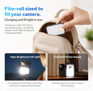 ZENIKO ZN Light Compact Mini Light For DJI Osmo Nano - ZENIKOZENIKO ZN Light Compact Mini Light For DJI Osmo NanoLED LightZENIKO ZN Light Compact Mini Light For DJI Osmo Nano