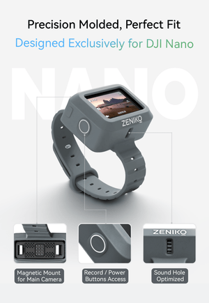 ZENIKOZN Band DJI Nano Silicone Wrist StrapCamera AccessoryZN Band DJI Nano Silicone Wrist Strap